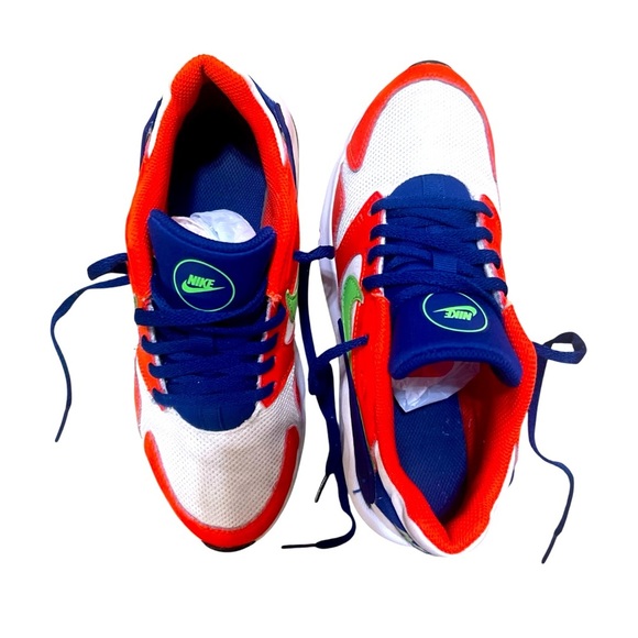 Nike Red and Blue Sneakers Modern Design - Picture 1 of 8